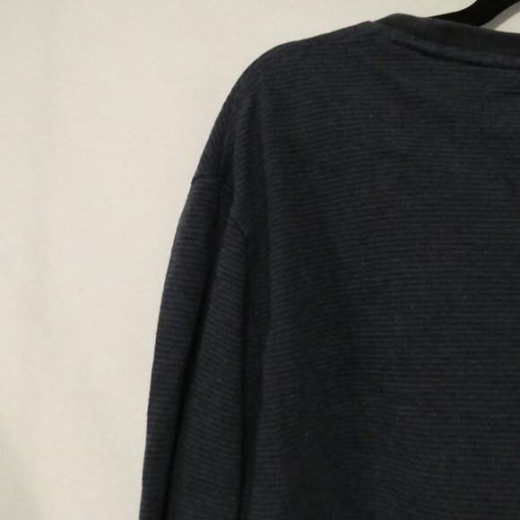 THE ORANGE LABEL TEE CO. - Super Dry | XXL | Blue Long Sleeve Striped Casual Top - Picture 10 of 15